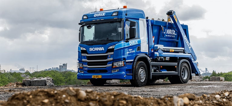 Gladheidsbestrijding strooiwagen Dirix Elsloo Limburg